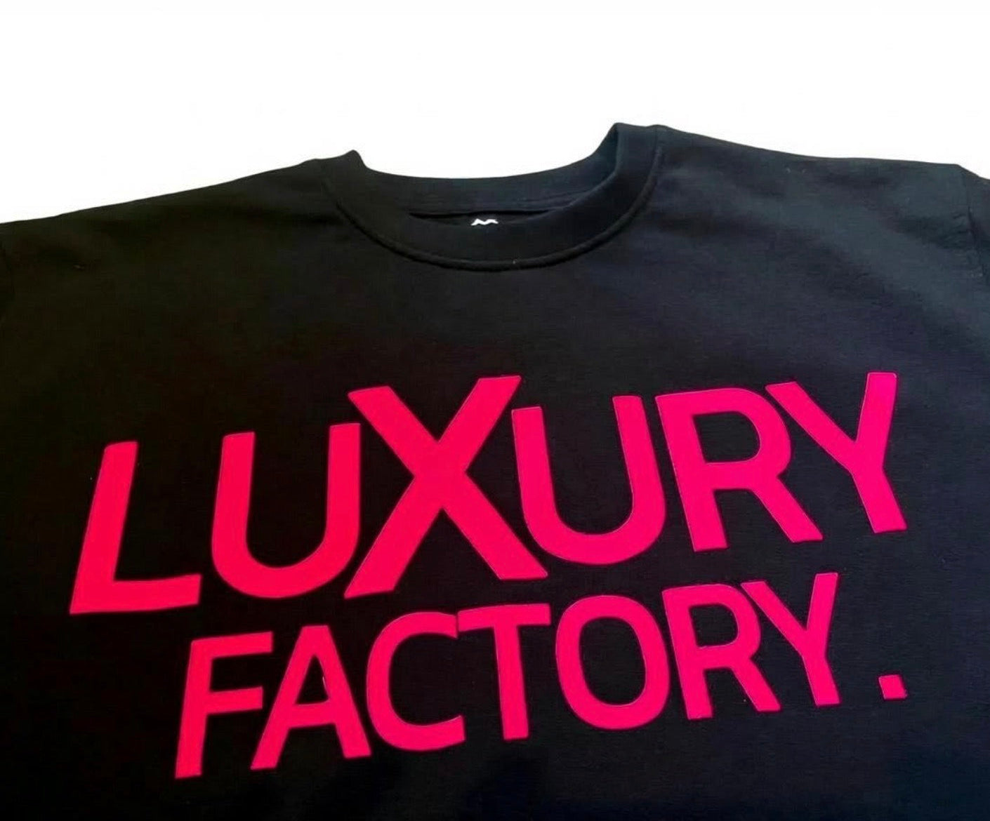 Luxury Factory Sweatshirt - Black/Pink